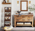 Glass Wall Sconce Industrial Brass Hardwired and Plug-in Wall Light-2 Pack
